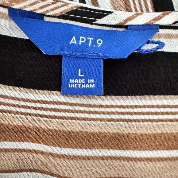 Apt. 9 Black & Brown Top - Picture 6 of 8